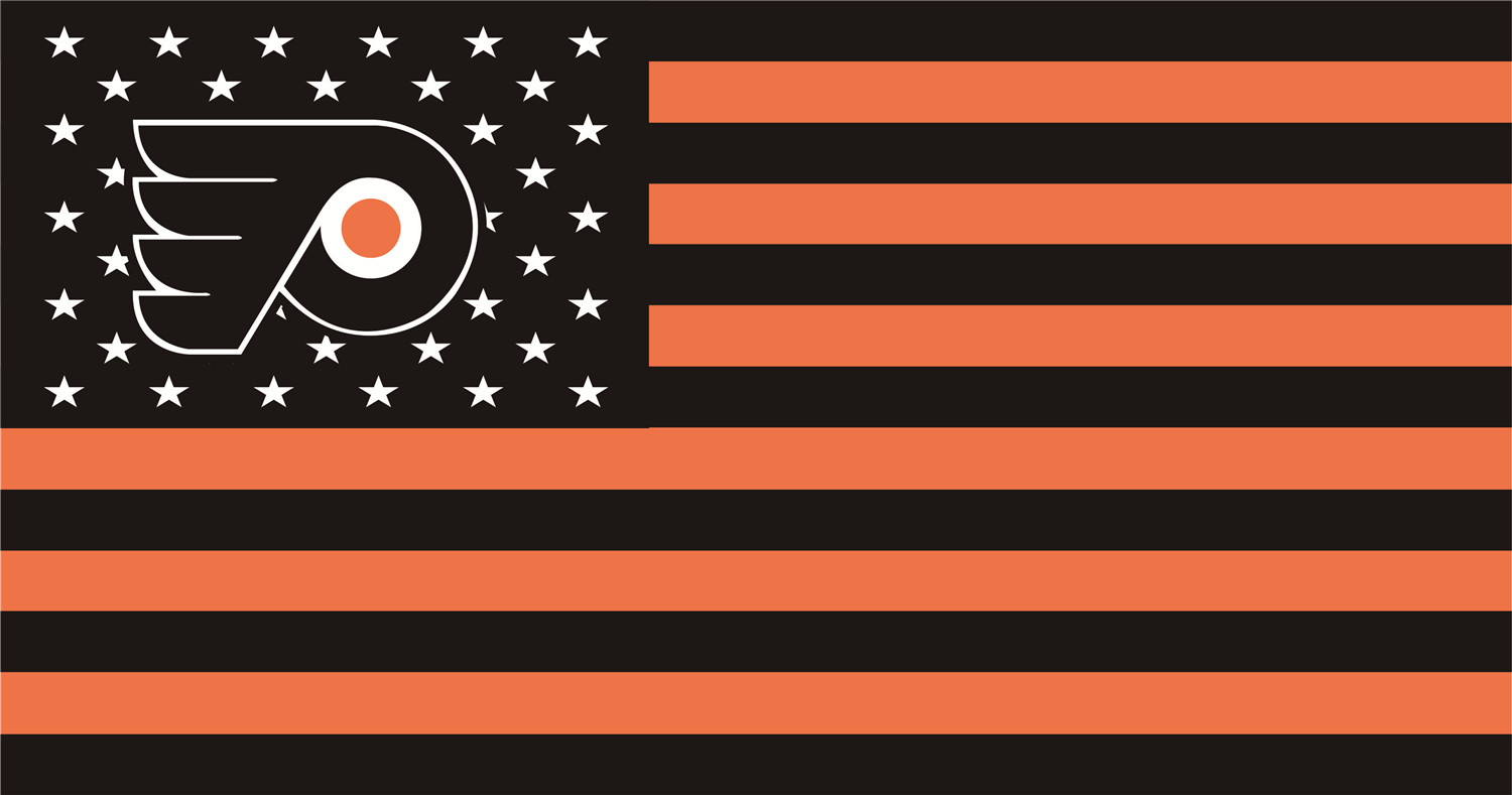 Philadelphia Flyers Flags fabric transfer